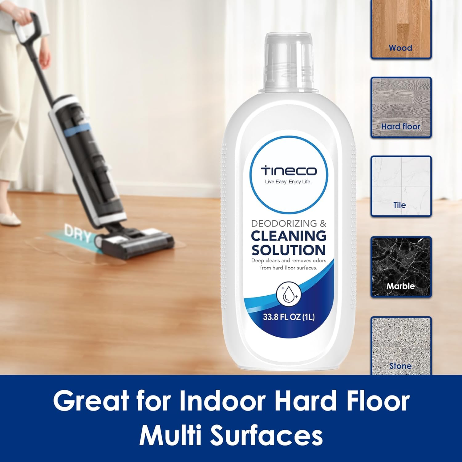 Tineco Liquid Cleaning Detergent Solution - 1L Bottle