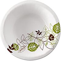 Dixie Ultra SXB12WSPK Bowls, Heavy Weight, 12oz., 125/PK, Pathways/White