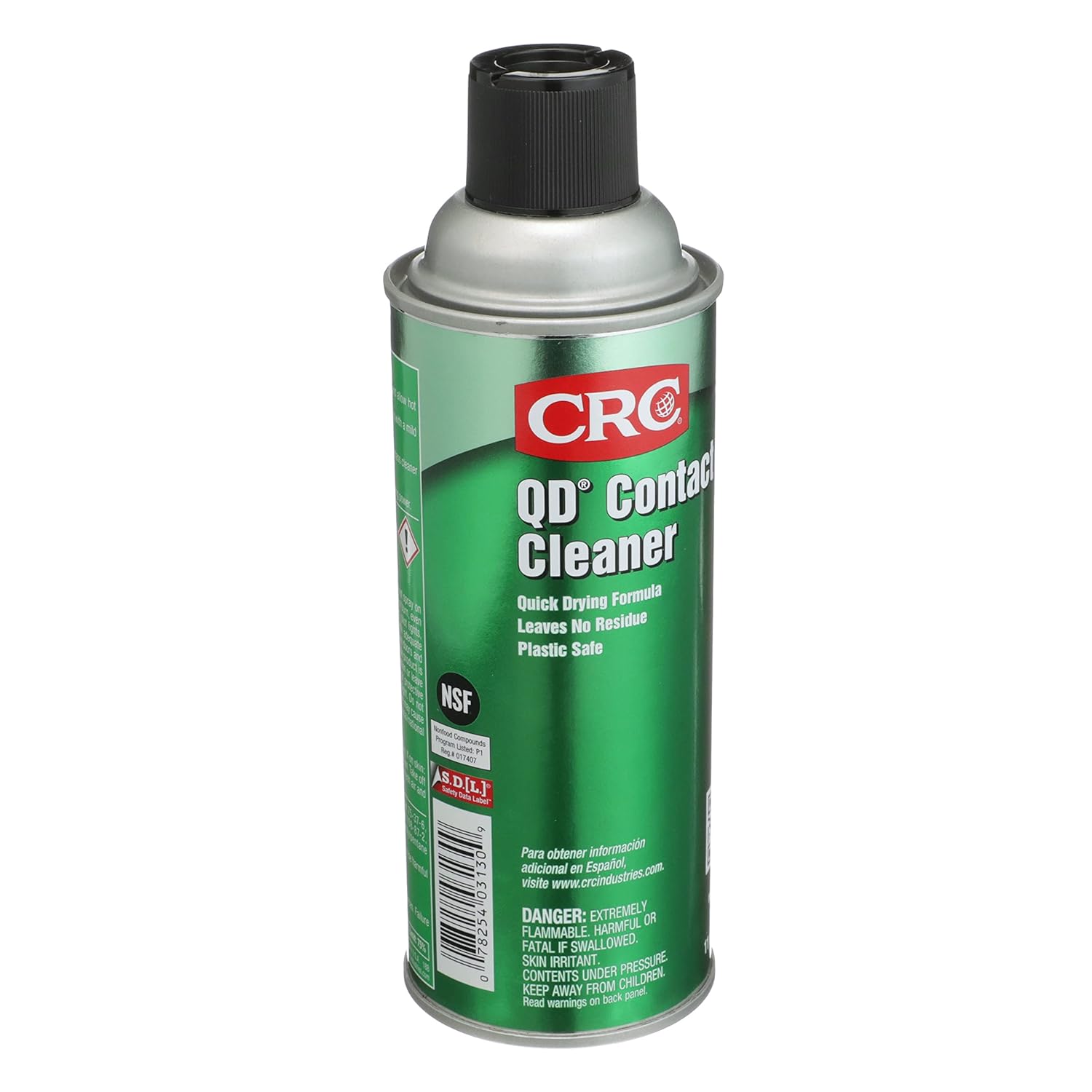CRC QD Contact Cleaner 03130 – 11 WT OZ, Plastic Safe Electronics Aerosol Cleaner