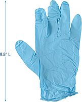 Boardwalk Disposable Examination Nitrile Gloves, Small, Blue, 5 mil, 100/Box