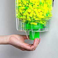 Moldex Goin' Green® PlugStation® Uncorded Disposable Foam Earplug Dispenser 6647, NRR 33dB