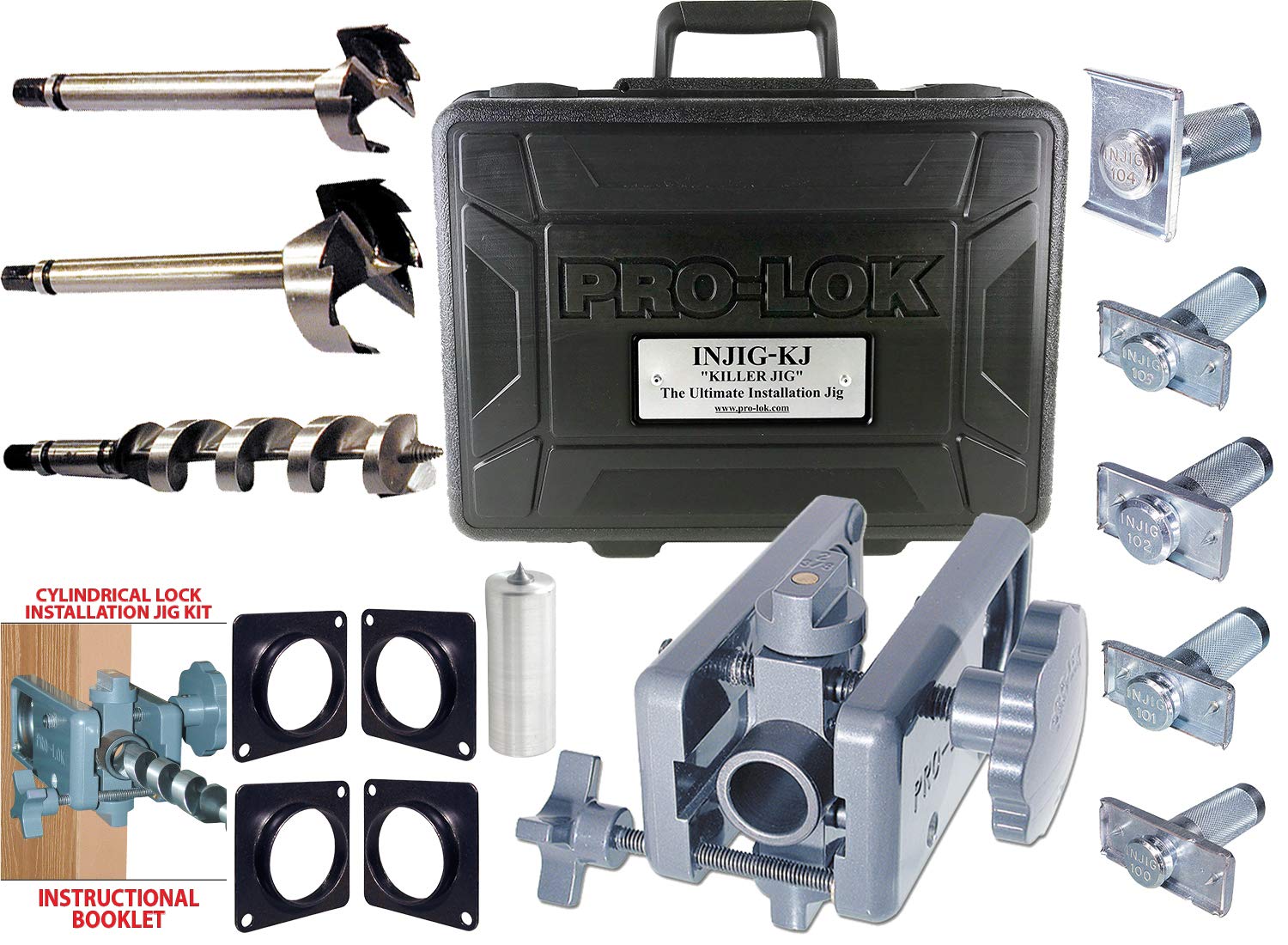 Pro-Lok Door Lock Installation Kit (INJIG-KJ) Door Lock Kit