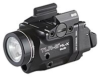 Streamlight 69467 TLR-8 HL-X sub USB 1000-Lumen Weapon Rail-Mounted Rechargeable Tactical Flashlight with Integrated Red