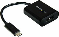 StarTech.com USB C to DisplayPort Adapter - 4K 60Hz/8K 30Hz, DP 1.4 HBR2 Dongle, Compact USB-C (DP Alt Mode) Monitor Video Converter, Works w/ TB3 - Type-C to DP Converter (CDP2DP), 0.6"x1.5"x7.1"