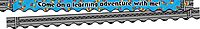 Barker Creek Double-Sided Scalloped Edge Border, Learning Adventure, Trim Out Bulletin Boards and Create Colorful Displays with 117' of Designer Double-Sided Border, 2.25" x 117', Set of 3 (4030)