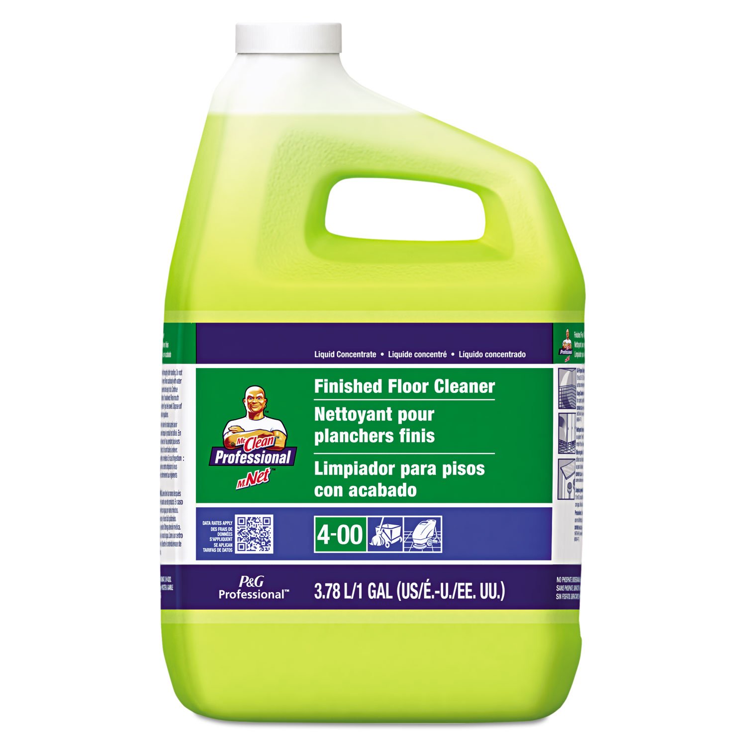 Finished Floor Cleaner, Lemon Scent, One Gallon Bottle 128 Fl Oz (Pack of 1)