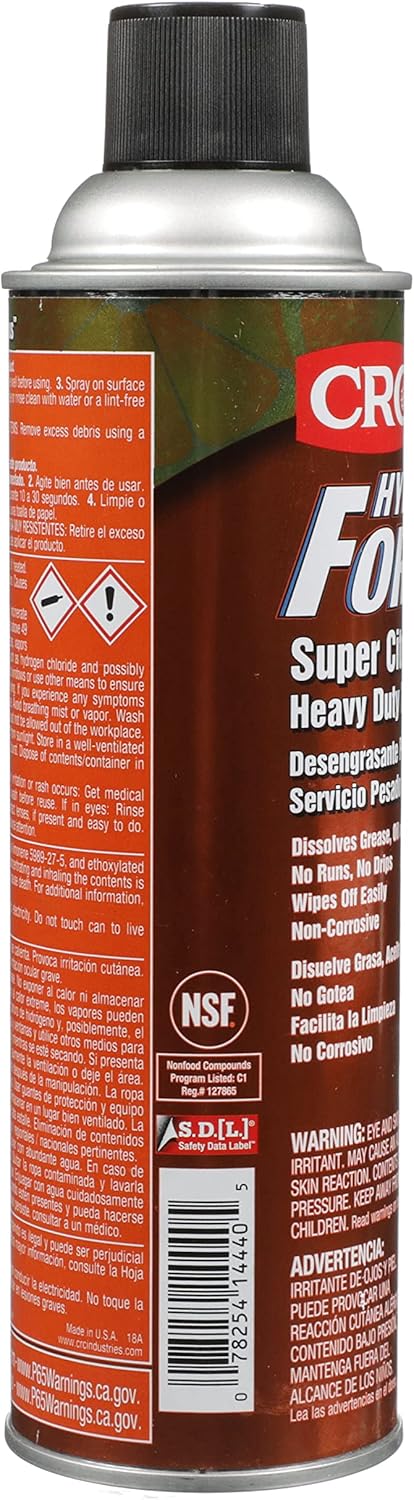 CRC HydroForce Super Citrus Heavy Duty Degreaser
