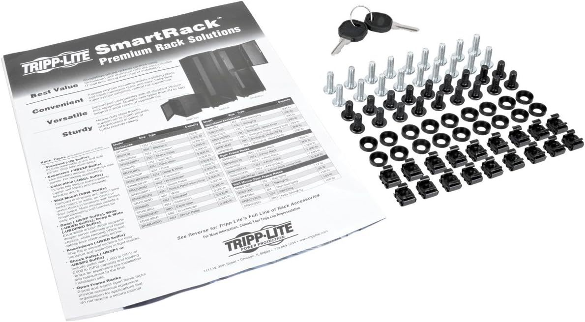 Tripp Lite 6U Wall Mount Rack Enclosure Server Cabinet, Low-Profile, 20.5 inch Switch-Depth, 5-Year Warranty (SRW6UDP)