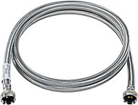 Certified Appliance Accessories Washing Machine Hose and NIBCO C435-007 3/4 in. PVC Fitting Hose + ADAPTER