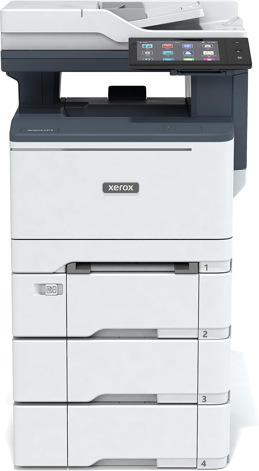 Xerox C415 Color All-in-One Printer, Laser, DADF, Copy, Print, Scan, Fax, Email, Letter, Energy Star Certified, UP to 42PPM