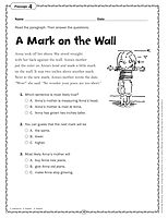 Comprehension Skills: 40 Short Passages for Close Reading: Grade 2