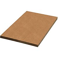 AVIDITI Shipping Cardboard Sheets 18"L x 12"W, 50-Pack | Corrugated Sheets for Packing, Moving and Storage Supplies