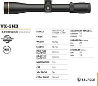 Leupold VX-3HD Riflescope with CDS-ZL ZeroLock Dial