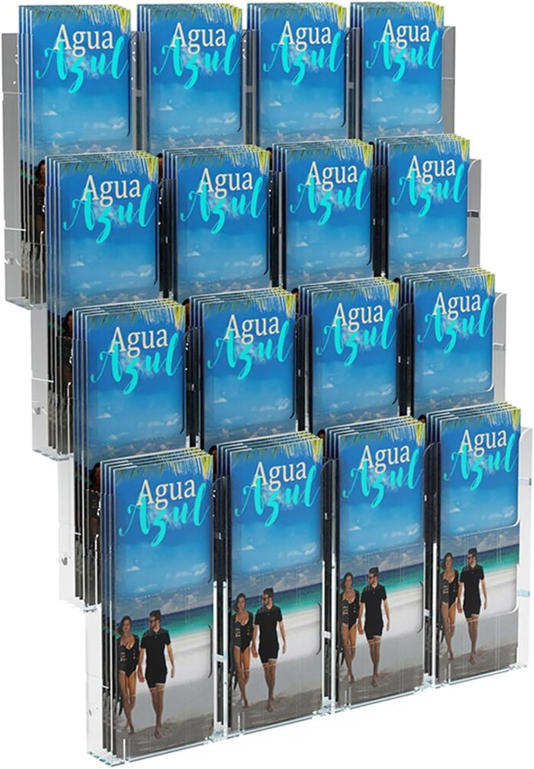 AZAR DISPLAYS Wall-Mount Brochure Holder