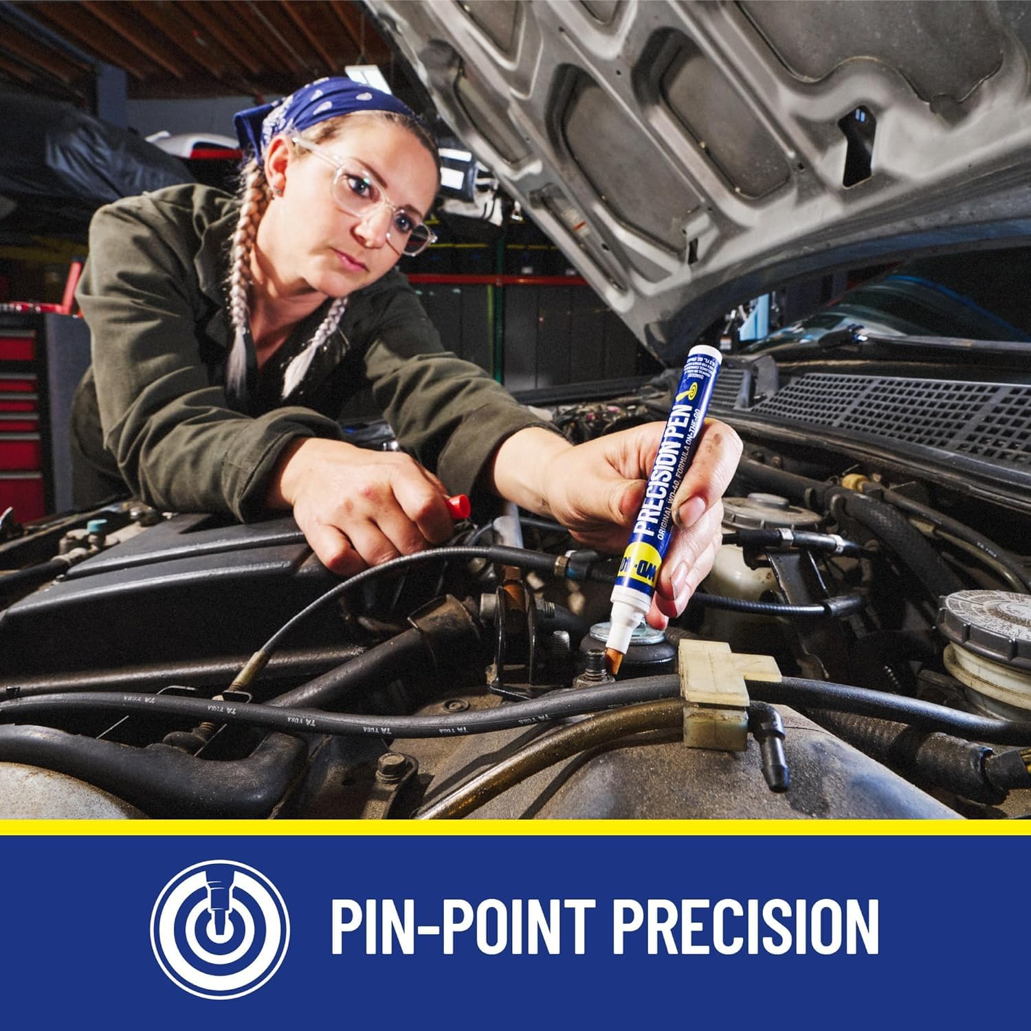 WD-40 Original Formula- Precision Pen On-The-Go, Lubrication with Pin-Point Precision, Controlled Flow. Portable