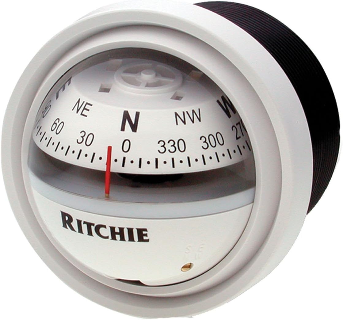 Ritchie V-57W.2 Explorer Compass - Dash Mount - White