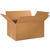 BOX USA B241613 Corrugated Boxes, 24" x 16" x 13", Kraft (Pack of 15)