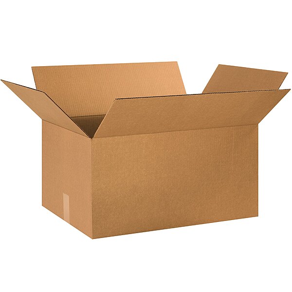 BOX USA B241613 Corrugated Boxes, 24" x 16" x 13", Kraft (Pack of 15)