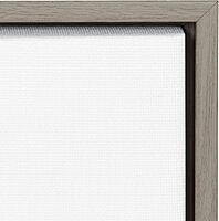 Amanti Art Framed Canvas Wall Art 16x23 Eucalyptus I White Crop by Danhui Nai, Framed Wall Art Canvas, Flowers Artwork, Rustic Farmhouse Decor, Medium Poster Painting for Living Room, Bedroom Grey