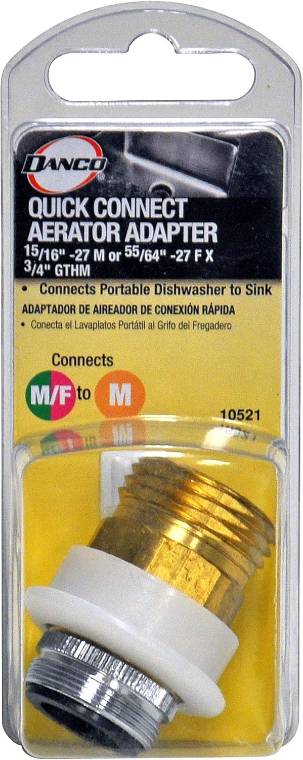 Certified Appliance Accessories Washing Machine Hose, 6 Feet, PVC Core with Premium Braided Stainless Steel, silver/pewter