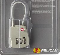Pelican 1500-518-000 1506 TSA Lock, Gray (Pack of 3) 1 Count (Pack of 3)