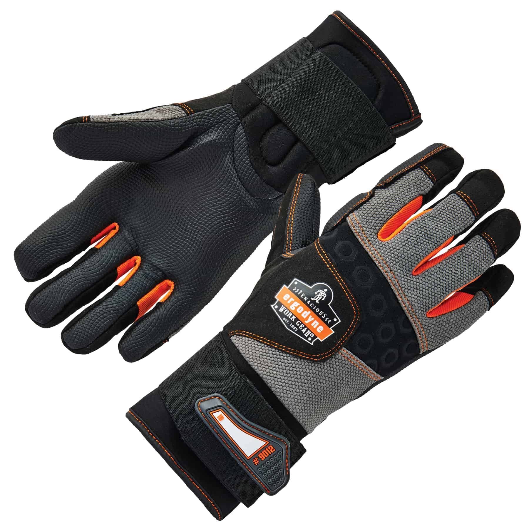 ERGODYNE ProFlex 9012 Anti-Vibration Work Gloves with Wrist Support