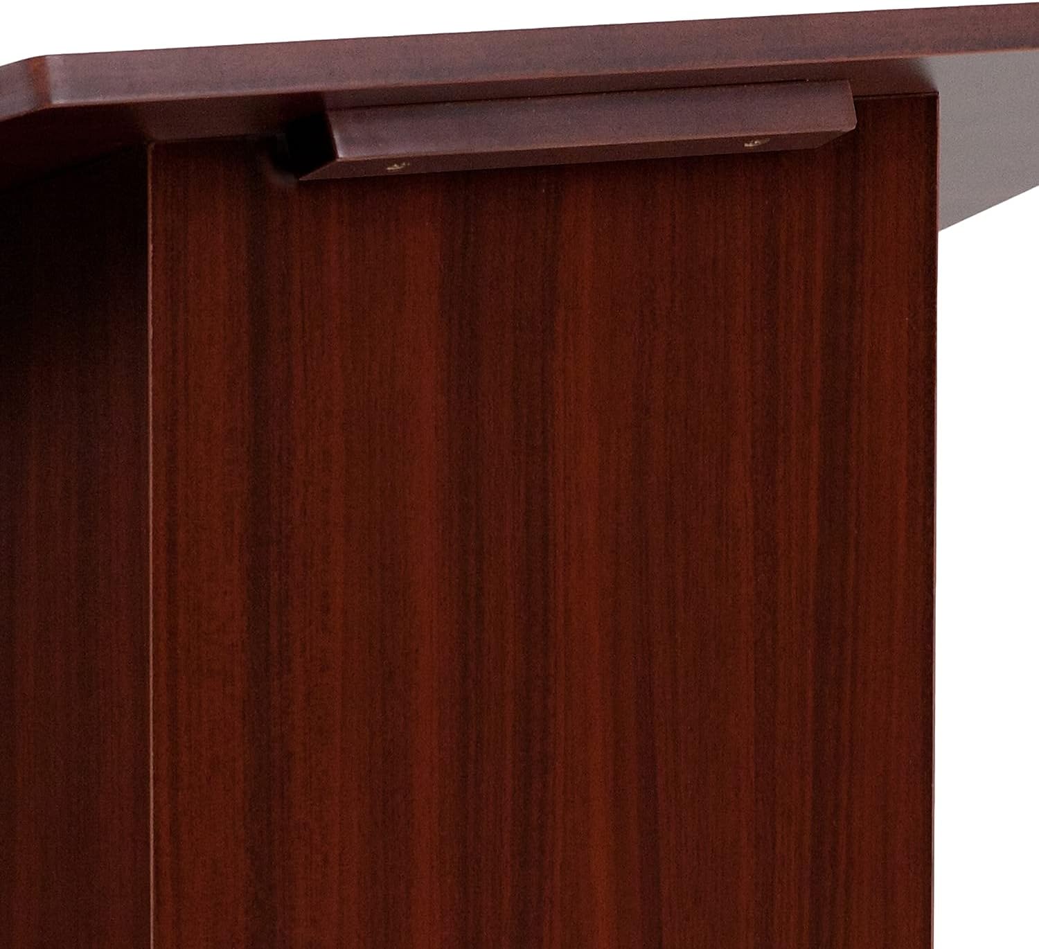 Flash Furniture Mysta Foldable Tabletop Lectern, 27W x 16.25D x 19H - Mahogany