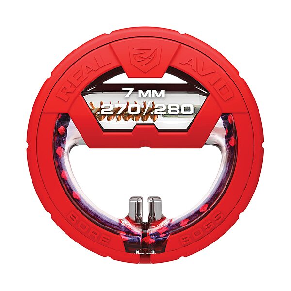 Real Avid Bore Boss Gun Cleaning System - Rapid Pull Through Barrel & Bore Cleaning Cable with Integrated Brush & Mop