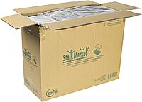 STALKMARKET Jaya 100% Compostable PLA Take-Out Tray with Clear Lid