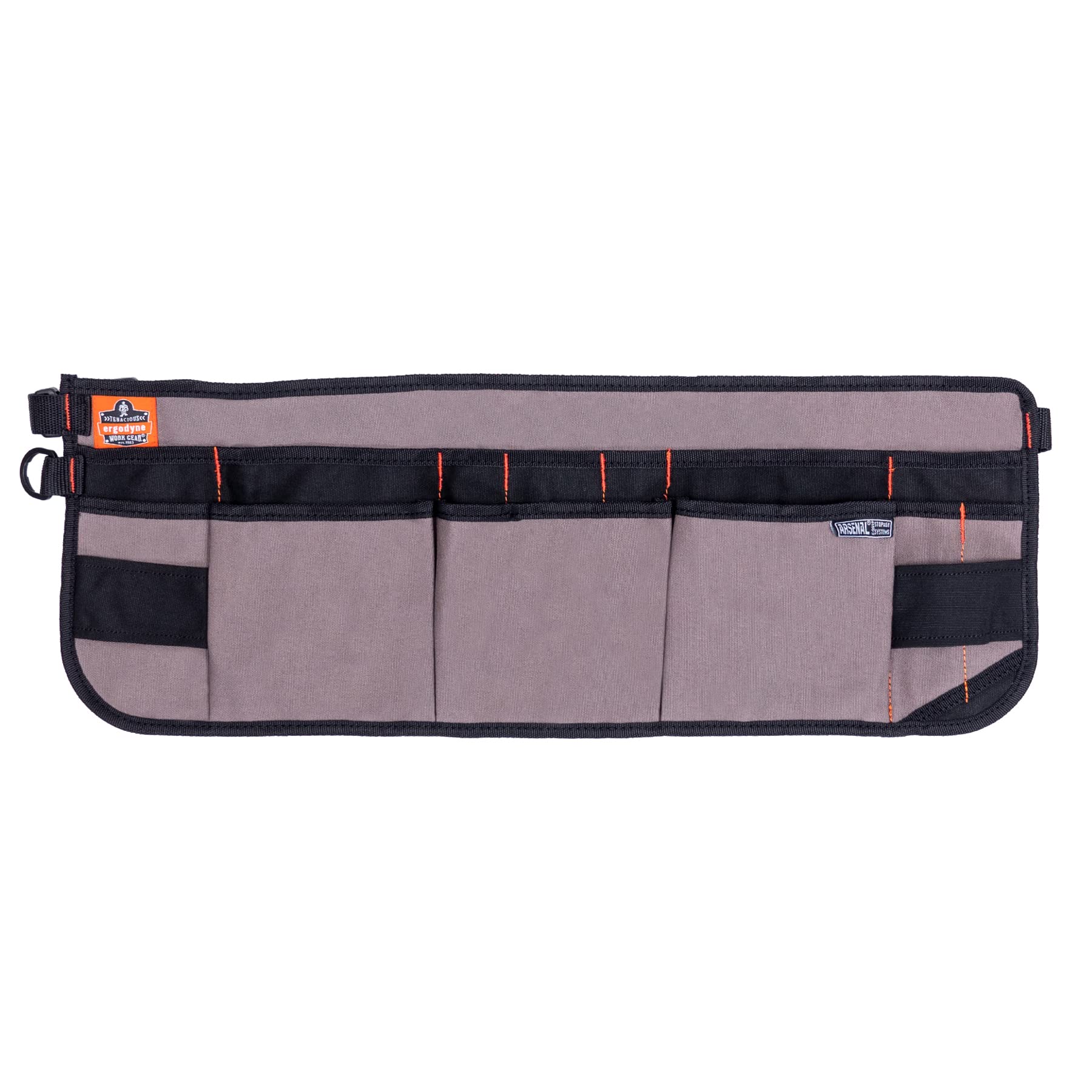 Ergodyne Arsenal 5707 Tool Work Waist Apron, 14-Pockets, Gray