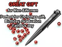 UZI Tactical Bolt Action Pen, Ultra-durable Aircraft Aluminum