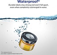 Avery Durable Waterproof Starburst Labels, Sure Feed Technology, 1"