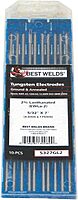 BEST WELDS 1167GL2 1/16 x 7 in 2% Lanthanated Tungsten Electrodes (10/Pack)