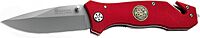 Boker Magnum 01MB366 Fire Department Knife with 3 3/8 in. Blade, Red