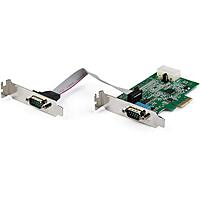 StarTech.com 2-port PCI Express RS232 Serial Adapter Card - PEX2S953LP