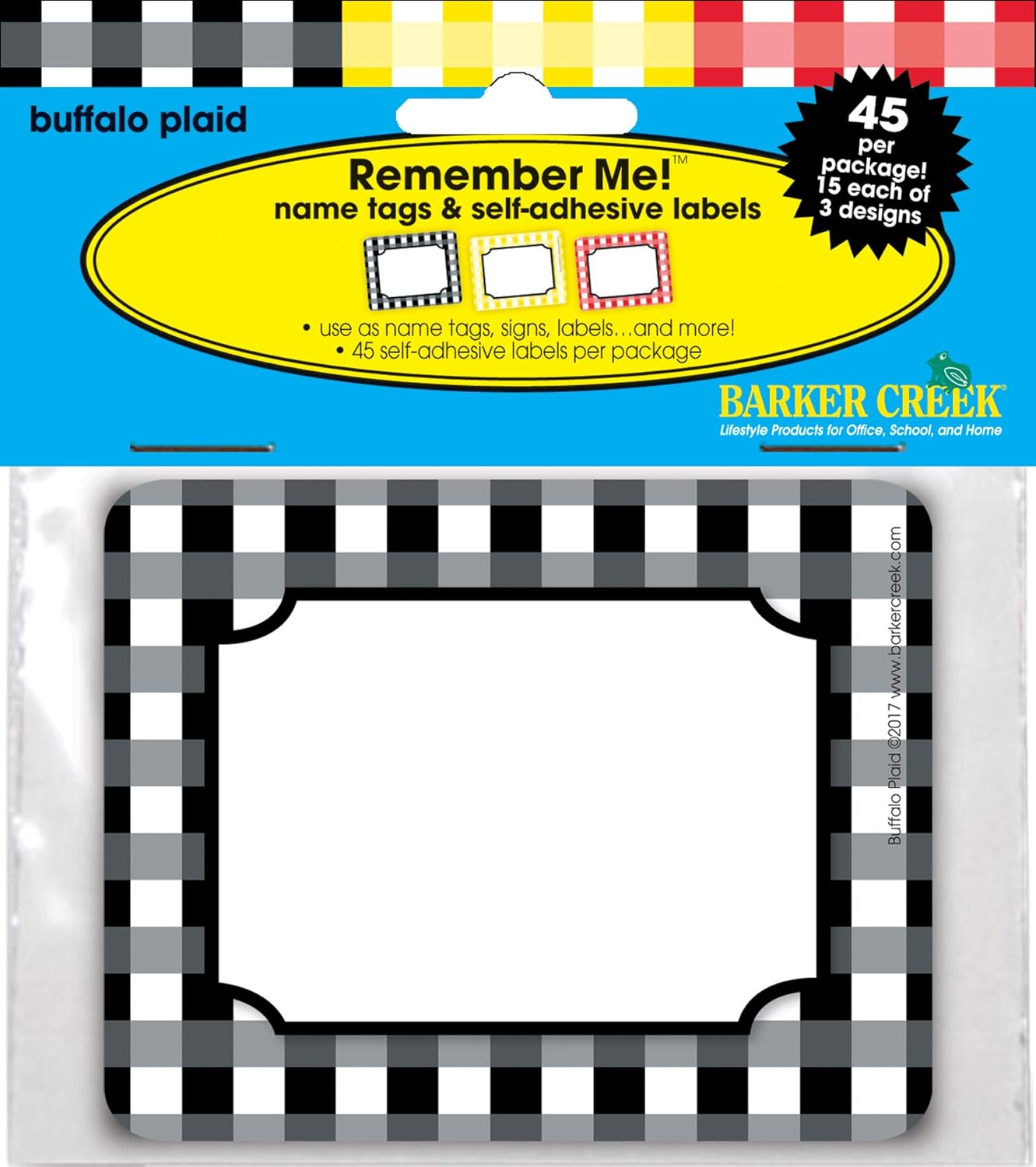 BARKER CREEK Name Badges & Self-Adhesive Labels