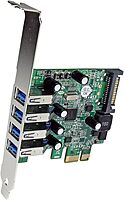 StarTech.com 4-Port PCI Express SuperSpeed USB 3.0 Controller Card with UASP - 5Gbps