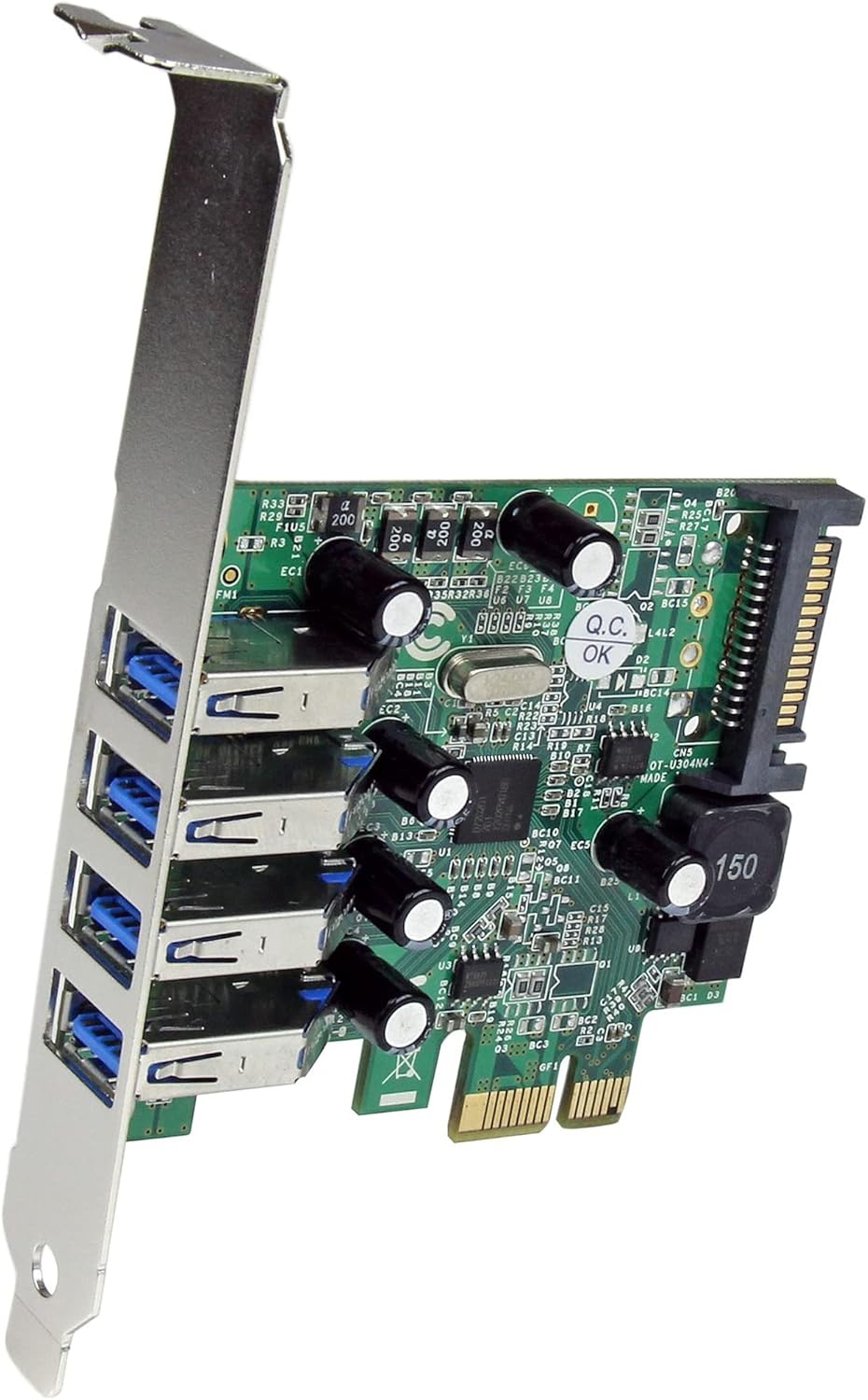 StarTech.com 4-Port PCI Express SuperSpeed USB 3.0 Controller Card with UASP - 5Gbps