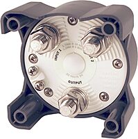 Blue Sea Systems 3003 Heavy Duty Battery Switch with Alternator Field Disconnect, 1-2-Off-Both, Beige