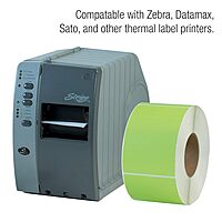 Aviditi THL130GN Thermal Transfer Labels, 4" x 6", Green, 1000 Labels per Roll (Pack of 4 Rolls)