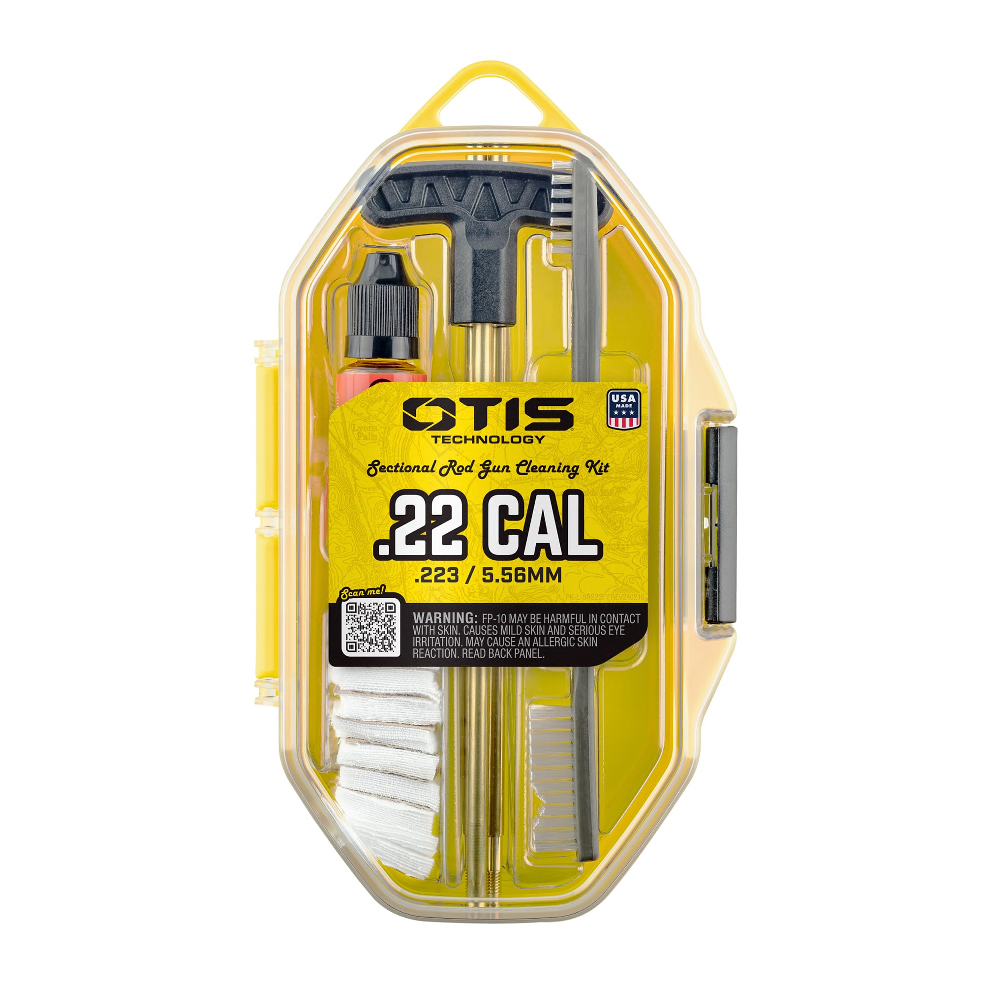 Otis .22/.223 Caliber/5.56mm Rifle Cleaning Kit with Brass Rods
