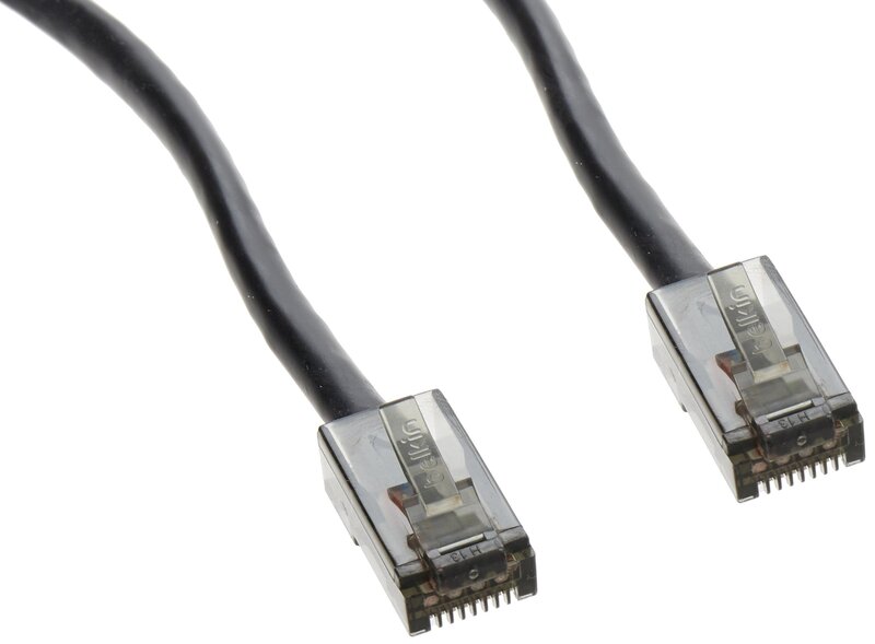 Belkin 3FT CAT6 Non-snagless RJ45 Patch Cable - Black (A3L980-03-BLK)