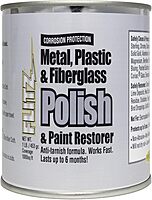 Flitz Multi-Purpose Metal Polish Paste - 1lb Can of USA-Made Metal Scratch Remover - Works on Stainless Steel, Chrome