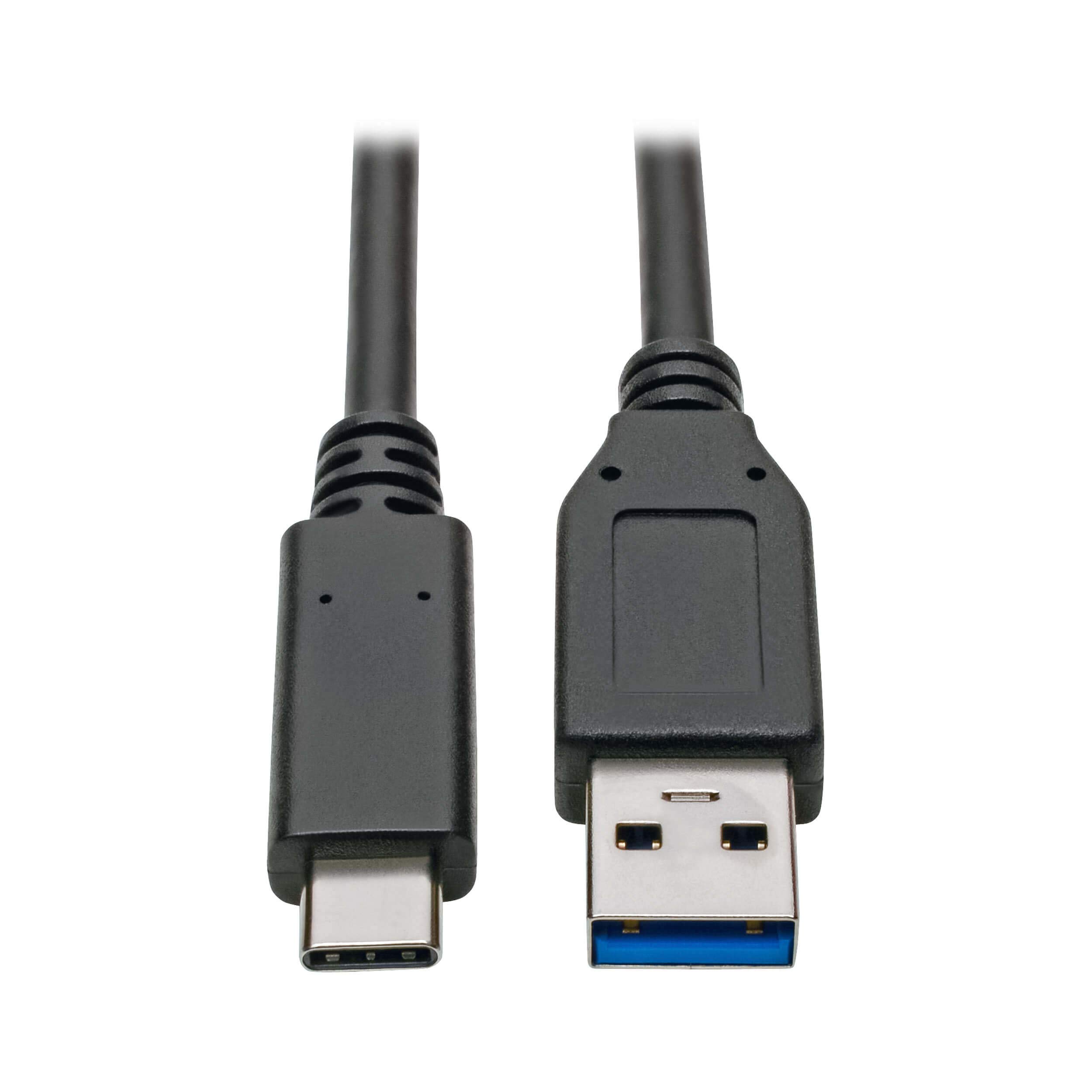 Tripp Lite USB C to USB-A Cable 3.1 10 Gbps USB-IF Certified USB Type C M/M 3ft - 1.25 GB/s - 3 ft - 1x Type A Male USB