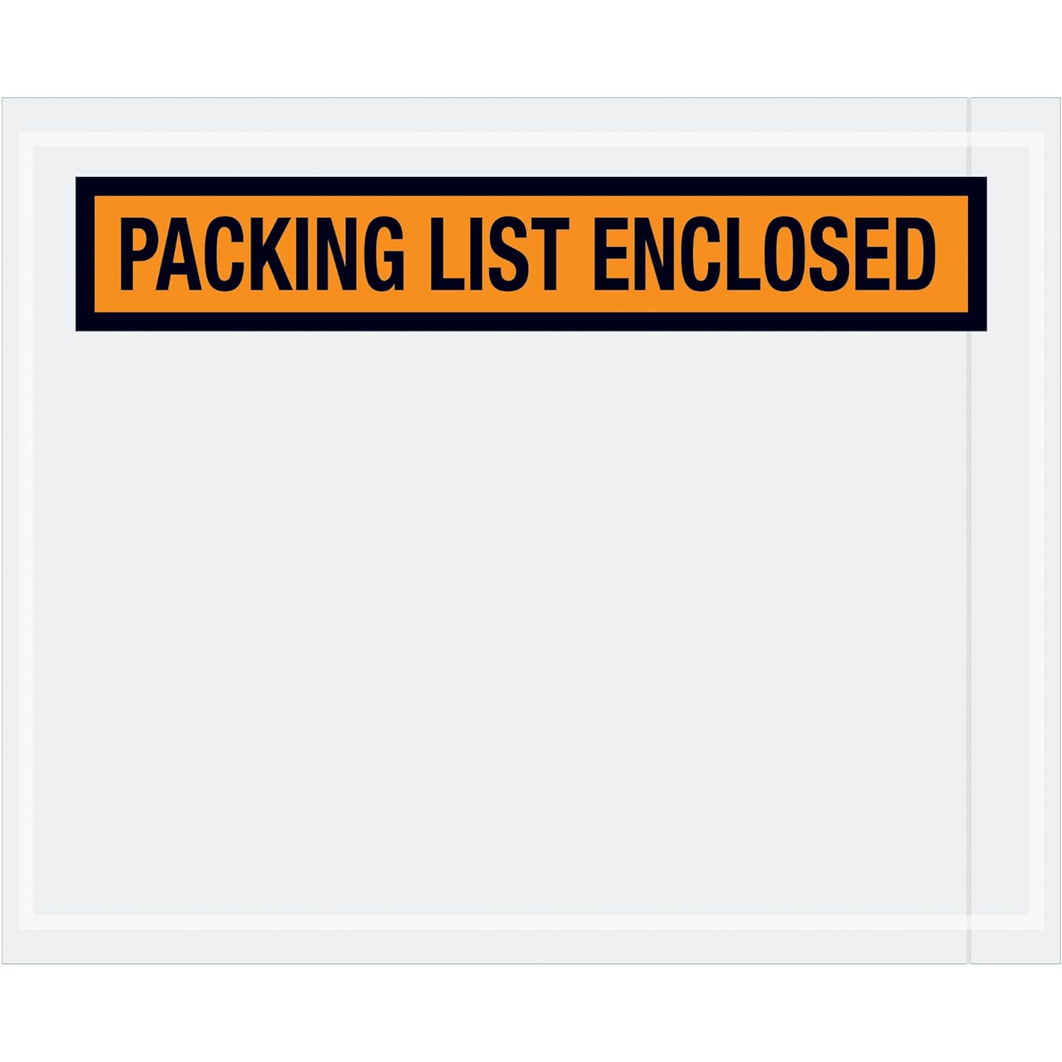 Aviditi PL12 Pre-Printed Envelope, Packing List Enclosed, 5-1/2 Length x 4-1/2 Width x 2 mil Thick, Orange (Case of 1000) by Aviditi