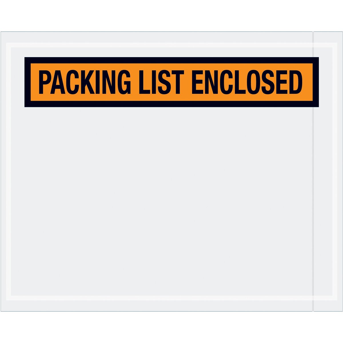 Aviditi PL12 Pre-Printed Envelope, Packing List Enclosed, 5-1/2 Length x 4-1/2 Width x 2 mil Thick, Orange (Case of 1000) by Aviditi