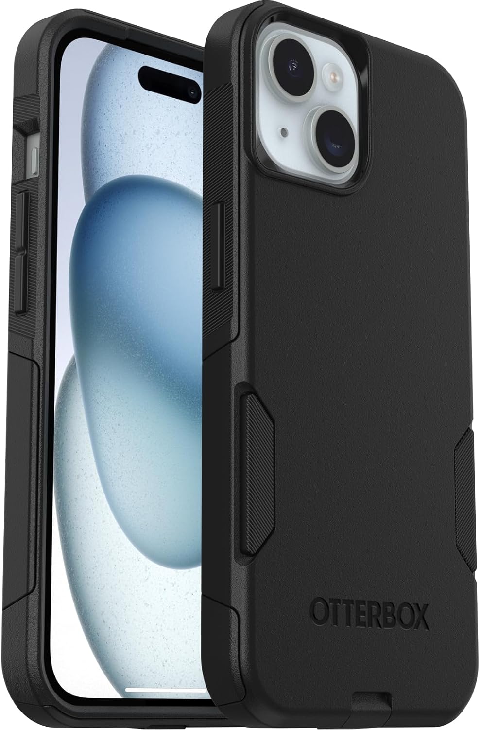 OtterBox iPhone 16e, 15, 14, & 13 Commuter Series Case - BLACK, slim & tough, pocket-friendly
