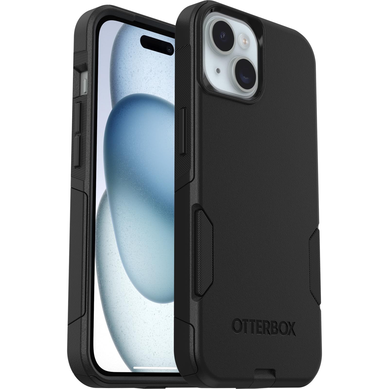 OtterBox iPhone 16e, 15, 14, & 13 Commuter Series Case - BLACK, slim & tough, pocket-friendly