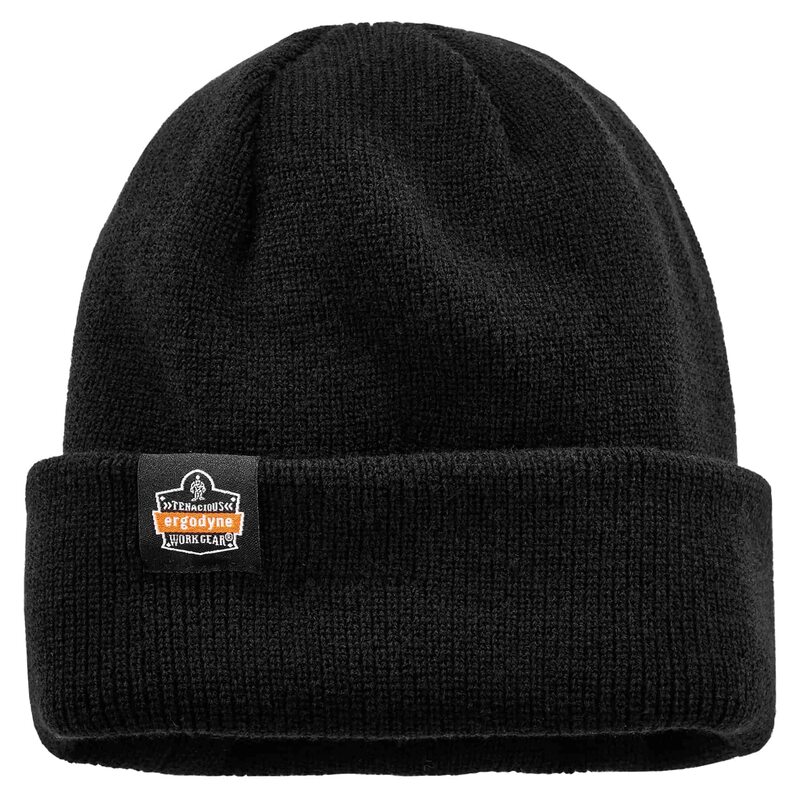 ERGODYNE N-Ferno 6811 Zippered Rib Knit Beanie