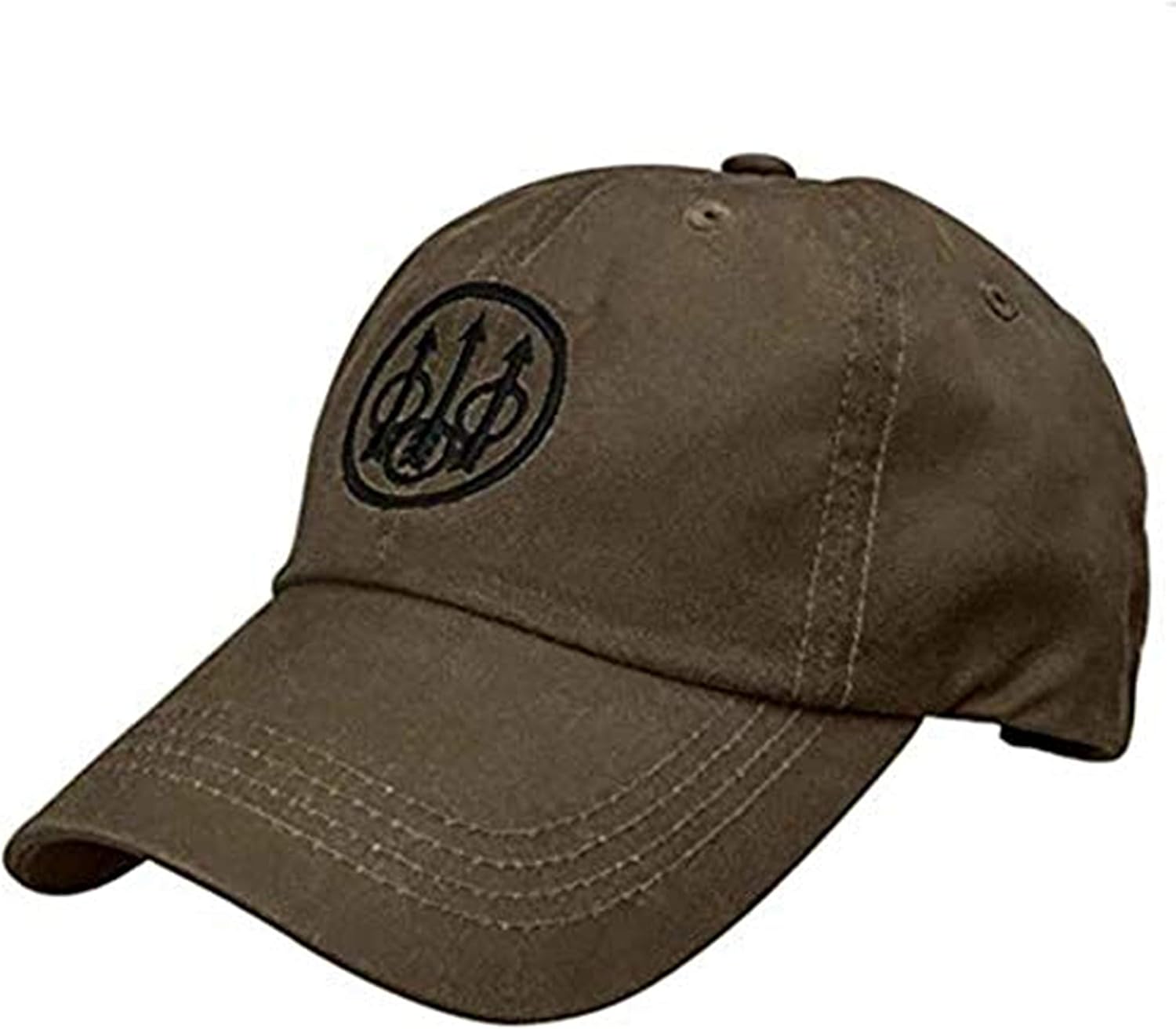 Beretta Men's Waxed Cotton Hunting Hat with Trident Logo